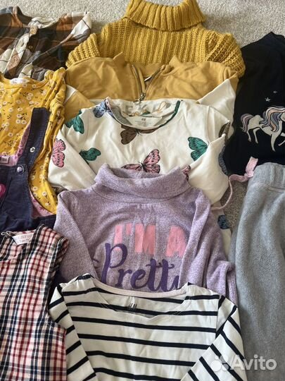 Вещи пакетом на девочку 104-110
