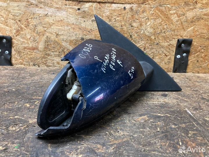 Зеркало заднего вида боковое Nissan Primera