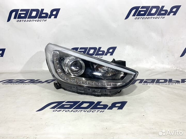 Фара Hyundai Solaris(10) правая линза