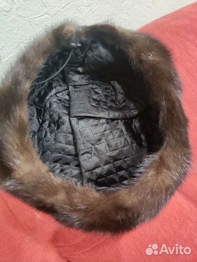 Берет норковый размер 56