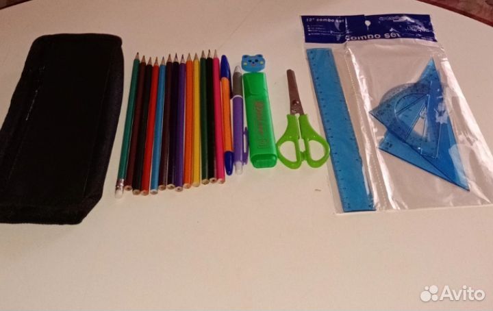 Пенал школьный с наполнением