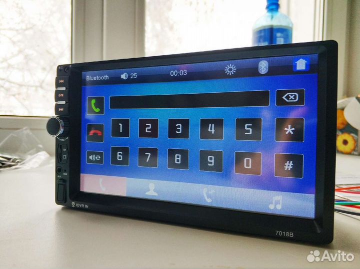 Новая магнитола Podofo 2DIN 2 din 2 дин камера