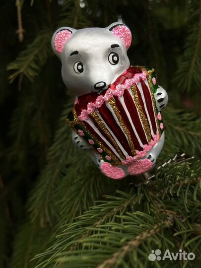 Елочные игрушки стекло 