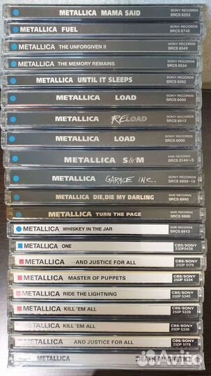 Metallica. Nirvana. Коллекция фирменные CD Japan