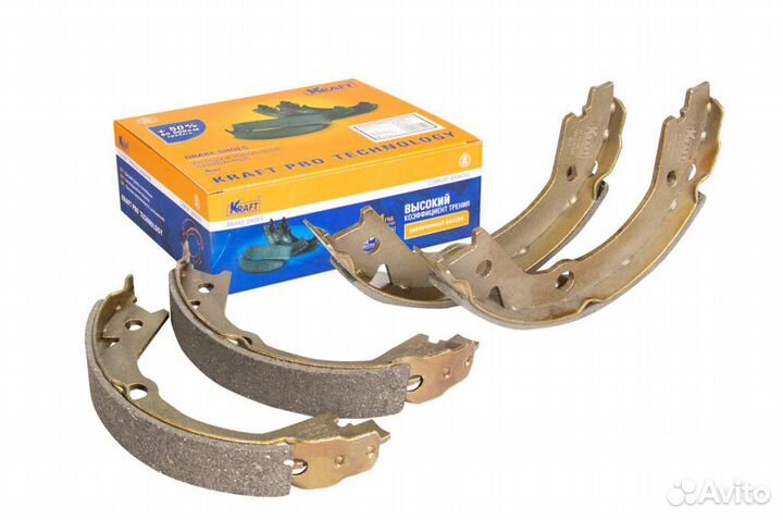 Колодки тормозные барабанные kraft KT 091521