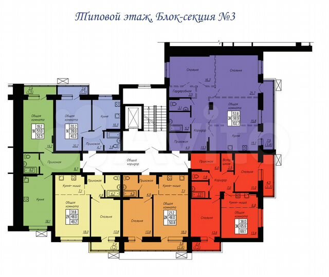 1-к. квартира, 40,3 м², 7/10 эт.