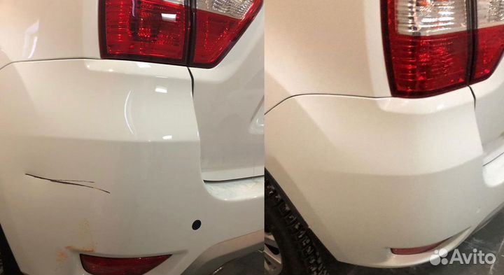 Ремонт и покраска бамперов Changan, замена бампера