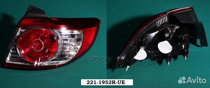 Фонарь задний hyundai santa FE 09-12 RH 221-195
