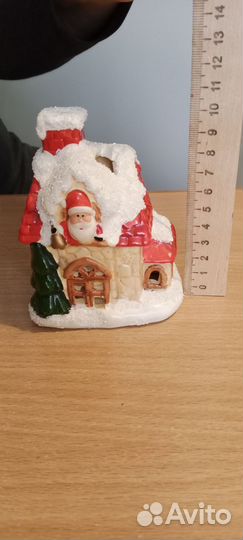 Керамический домик Дед Мороза
