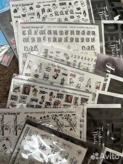 Наклейки для дизайна ногтей