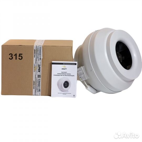 Вентилятор вкк-315 круглый канальный