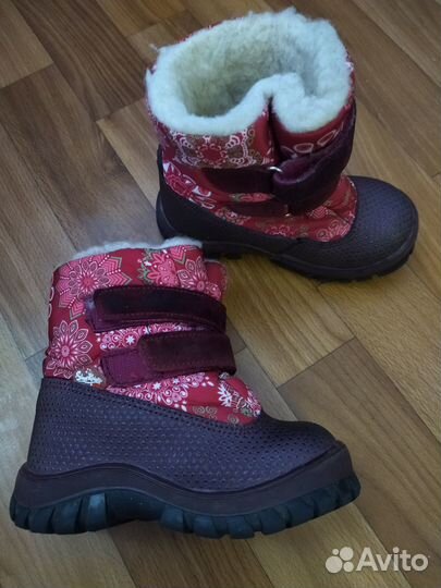 Натуральные зимние сапоги 