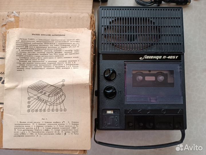 Магнитофон Ретро СССР легнда П-405г