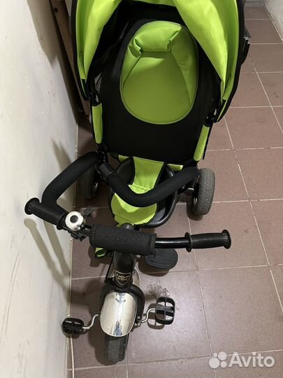 Детский велосипед с родительской ручкой