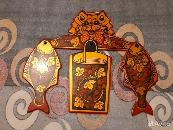 Доска разделочная набор хохлома