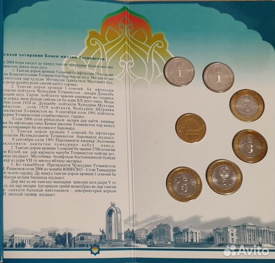 Набор монет Таджикистана, 2006