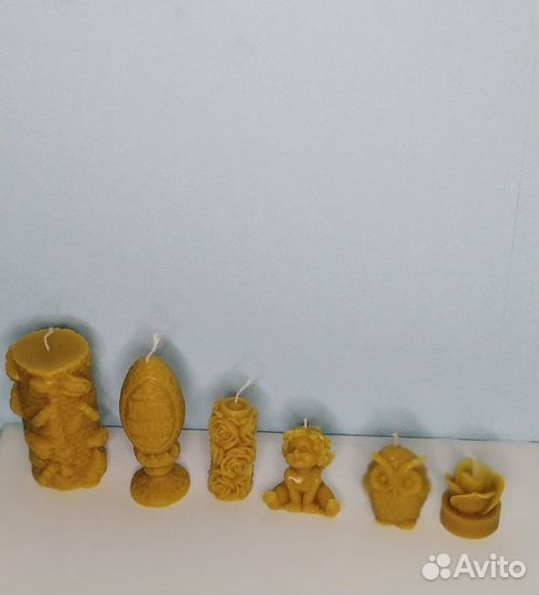 Свечи восковые ручной работы