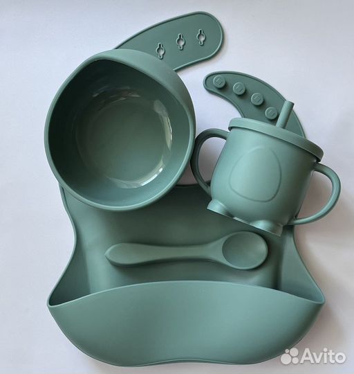 Детская посуда силиконовая