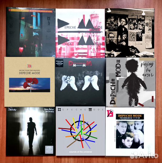 Depeche Mode альбомы на виниле