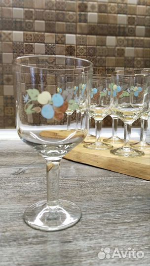 Бокалы для вина СССР 9 шт