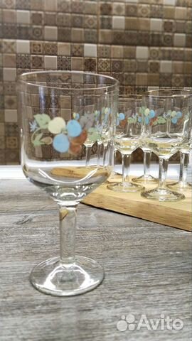 Бокалы для вина СССР 9 шт