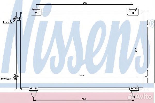 Конденсатор 940299 nissens