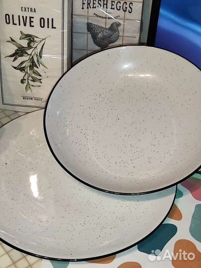 Тарелка белая Hm Home