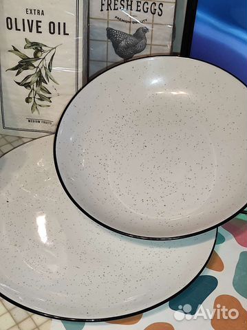 Тарелка белая Hm Home