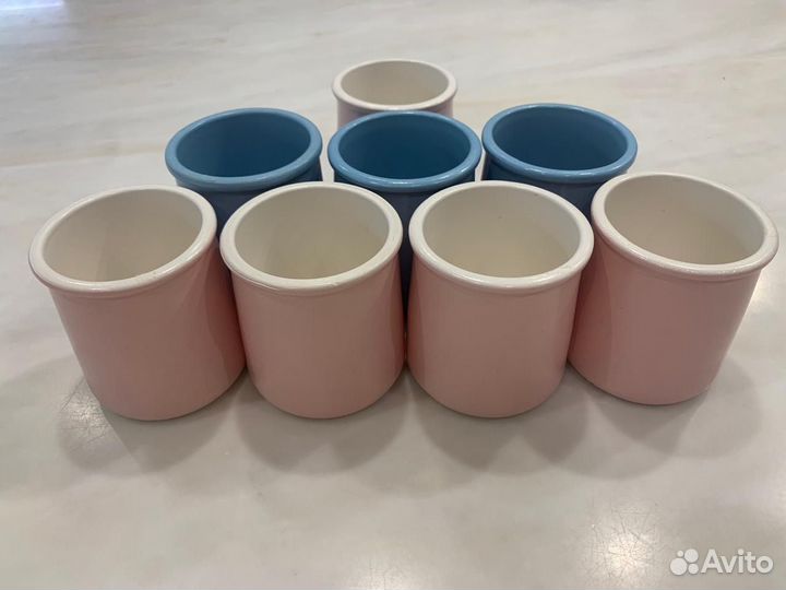 Керамические баночки горшочки