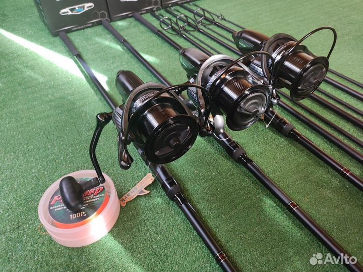 Профессиональный карповый комплект, топовый 3+3