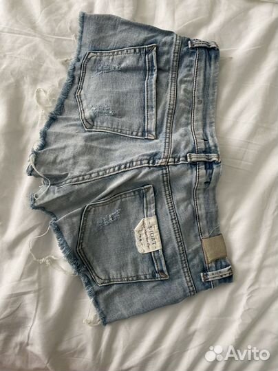 Шорты джинсовые pull and bear