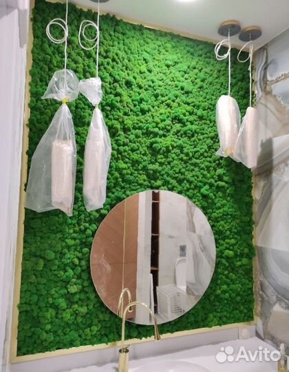 Мох для декора, композиции из мха под ключ