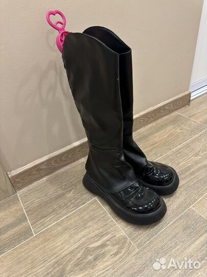 Сапоги черные 39