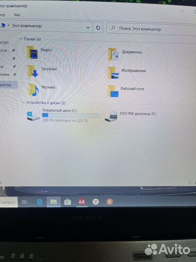 Sony intel core i5/ 12 Гб озу/2 видеокарты/SSD 240