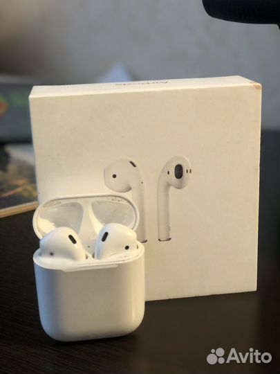 Беспроводные наушники apple airpods 2 оригинал