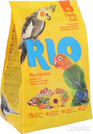 Рио Для средних попугаев 0,500 кг 40032