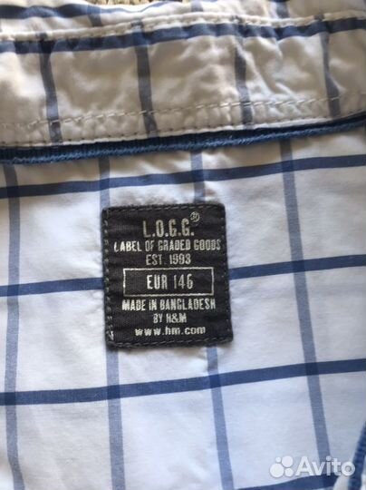 Рубашка для мальчика школьная 146