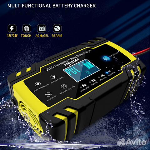 Новое зарядное устройство для аккумулятора 12V-24V