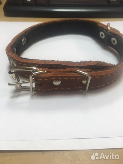 Кожаный ошейник