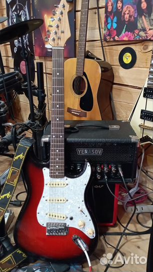 Мощно прокачаный stratocaster