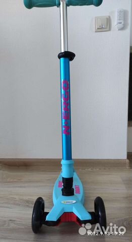 Самокат светящиеся колëса