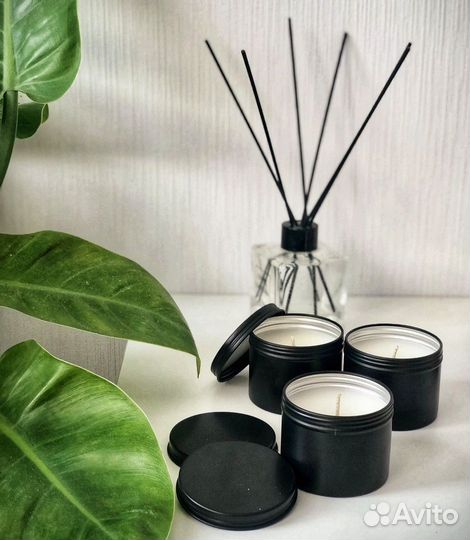 Ароматные свечи на бетоне ручной работы