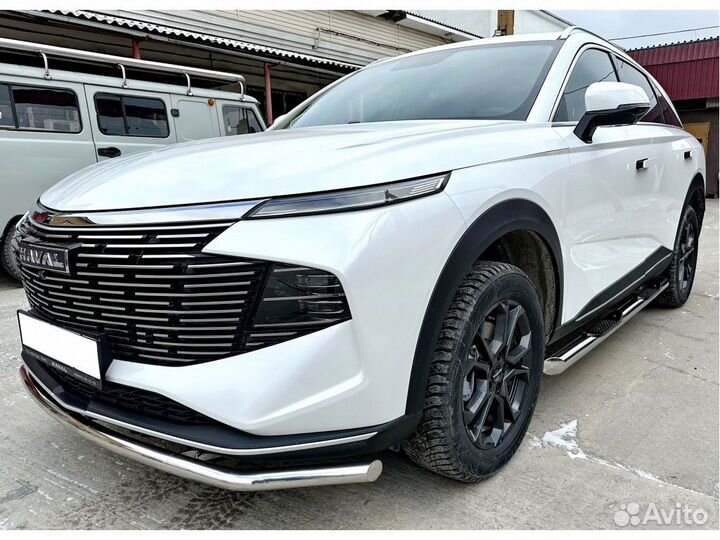 Пороги трубы для haval F7 c 2024