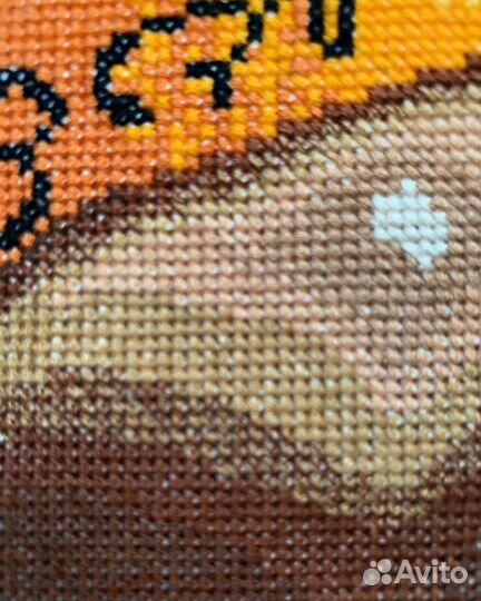 Картина крестиком готовая работа