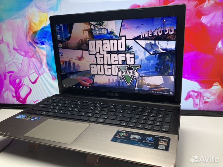 Игровой ноутбук Asus core i5 2видеокарты