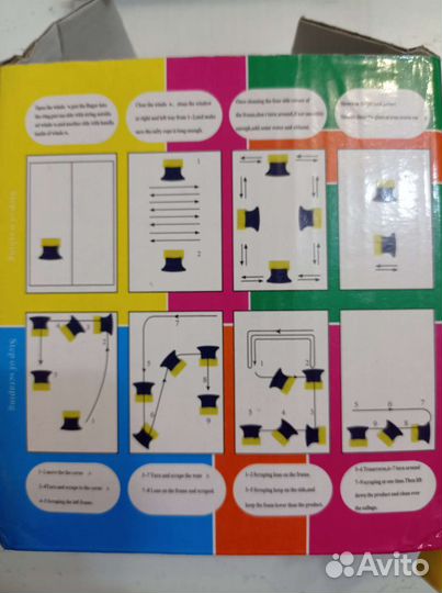 Двусторонняя щётка для мытья окон