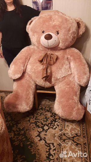 Плюшевый медведь новый большой 120 см