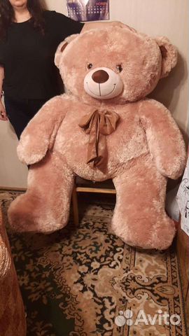 Плюшевый медведь новый большой 120 см
