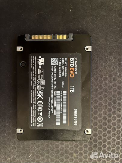 Ssd samsung 870 evo 1tb