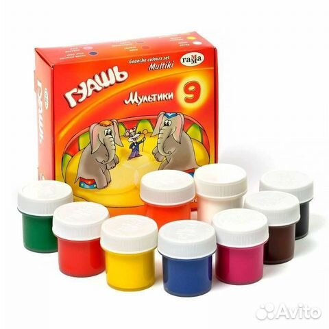 Гуашь Гамма Мультики 09цв 221031